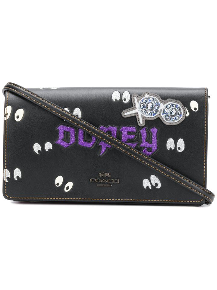 Coach Disney X Coach Dopey Foldover Clutch - Black