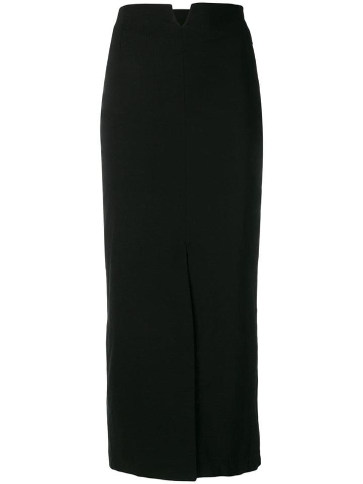 Erika Cavallini Straight Slit Skirt - Blue
