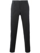 Dolce & Gabbana Patterned Tailored Trousers - Black