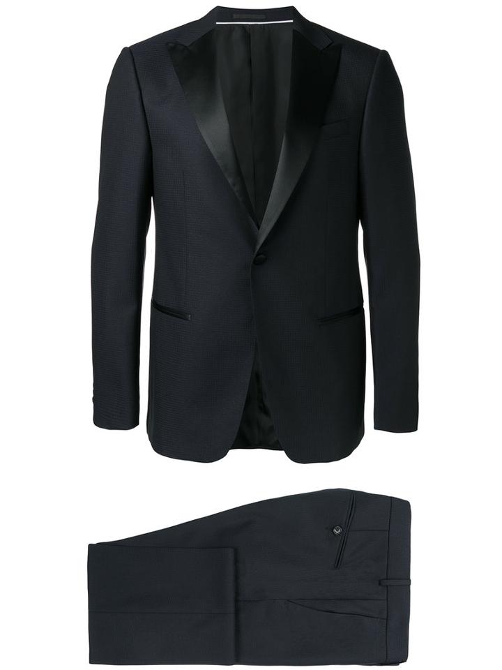 Z Zegna Two-piece Dinner Suit, Men's, Size: 50, Blue, Wool/cupro