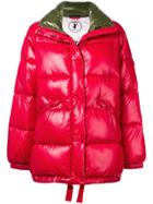 Save The Duck Disney Patch Padded Jacket - Red