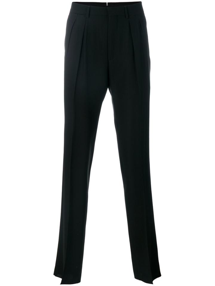 Tom Ford Shelton Pleated Trousers - Black