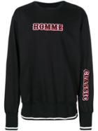 Not Guilty Homme Cirqus Embroidered Sweatshirt - Black
