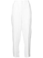 Derek Lam 10 Crosby Fray Detail Trousers - White