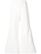 Mm6 Maison Margiela Flared Trousers - White