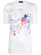 Dsquared2 Doodle Print T-shirt - White