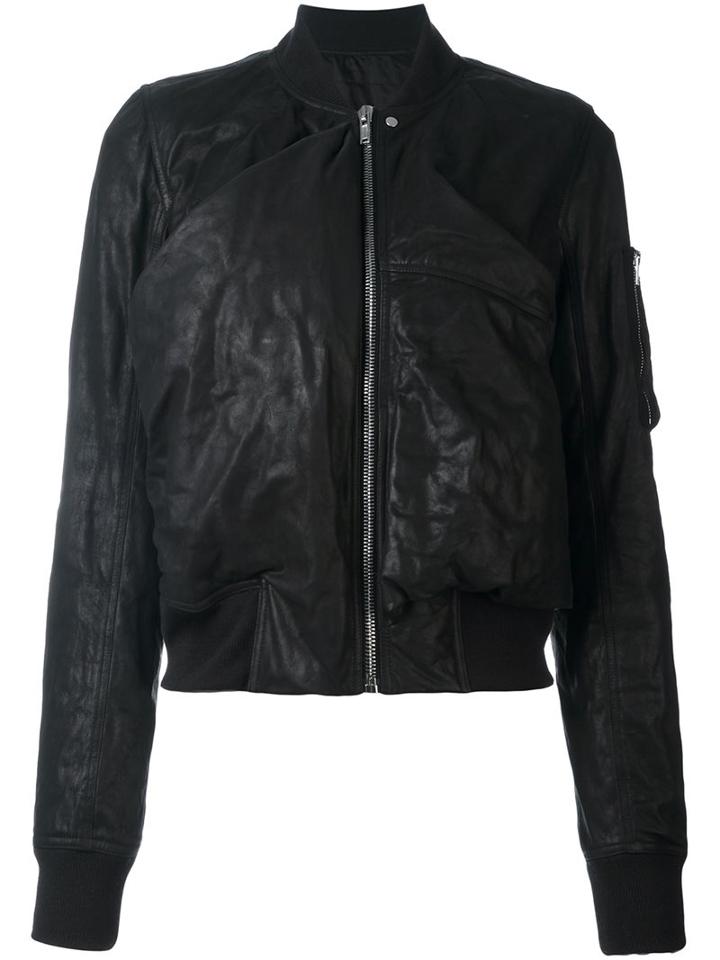 Rick Owens 'ripple' Bomber Jacket