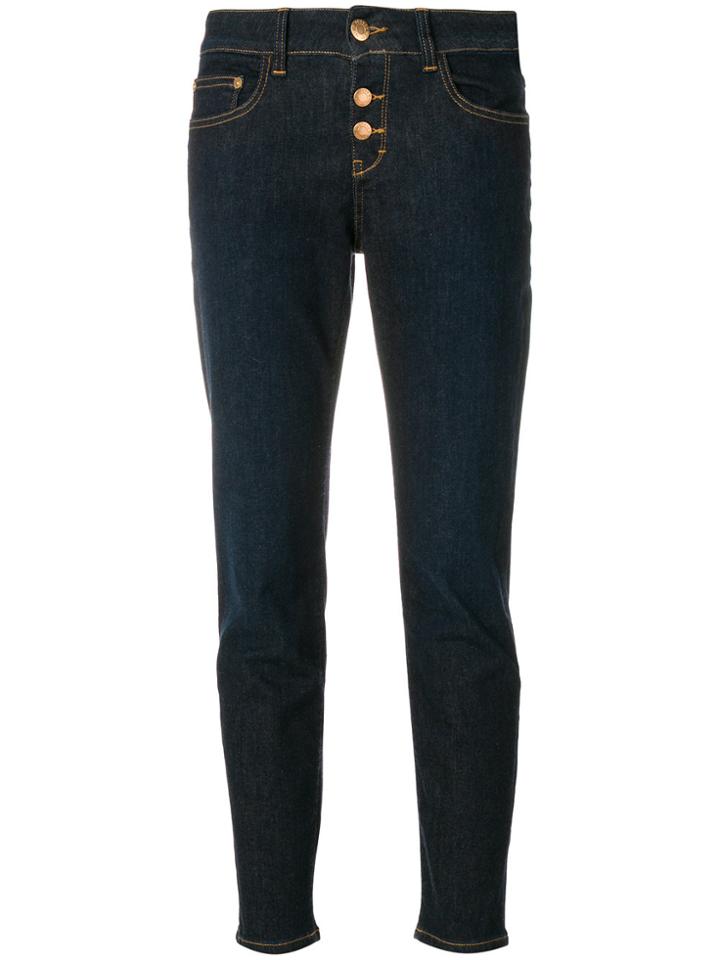 Closed Cropped Skinny Jeans - Blue