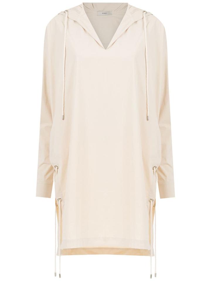 Egrey Hooded Top - Nude & Neutrals