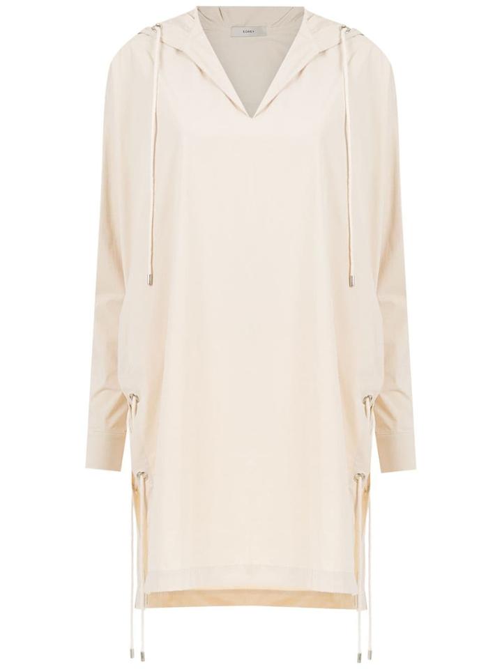 Egrey Hooded Top - Nude & Neutrals