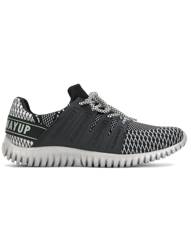 Plein Sport All The Way Up Sneakers - Black