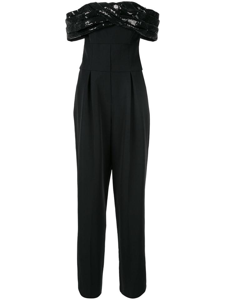 Ingie Paris Off-the-shoulder Jumpsuit - Black