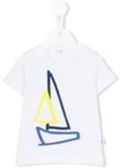 Il Gufo - Sail Boat Print T-shirt - Kids - Cotton/spandex/elastane - 18 Mth, White