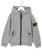 Stone Island Kids Zip-up Hoodie, Toddler Boy's, Size: 2 Yrs, Grey