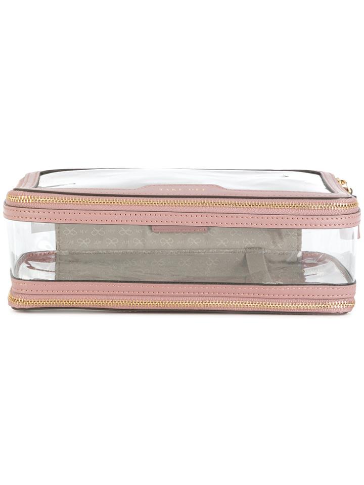 Anya Hindmarch In-flight Case - Pink & Purple