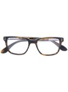 Paul & Joe - Patterned Square Glasses - Men - Acetate - 50, Brown, Acetate