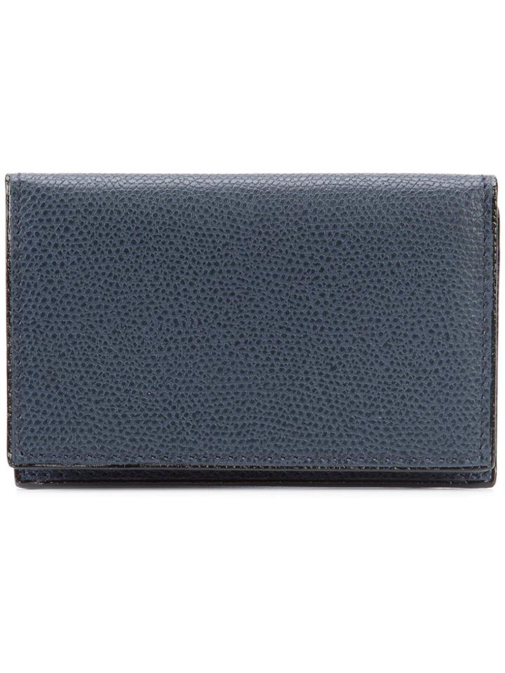 Valextra Flap Purse - Black