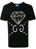 Gucci Diamond Print T-shirt, Men's, Size: Medium, Black, Cotton