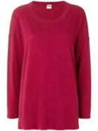 Massimo Alba Loose Jumper - Red