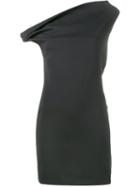 Balenciaga One Twist Mini Dress, Women's, Size: 36, Grey, Polyamide/spandex/elastane/viscose