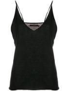 J Brand V-neck Knitted Top - Black