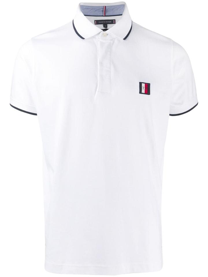 Tommy Hilfiger Logo Polo Shirt - White