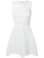 Antonio Berardi Appliqué Sleeveless Dress, Women's, Size: 42, White, Rayon