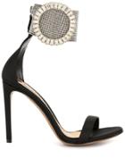 Alexandre Vauthier Joan 100mm Embellished Sandals - Black