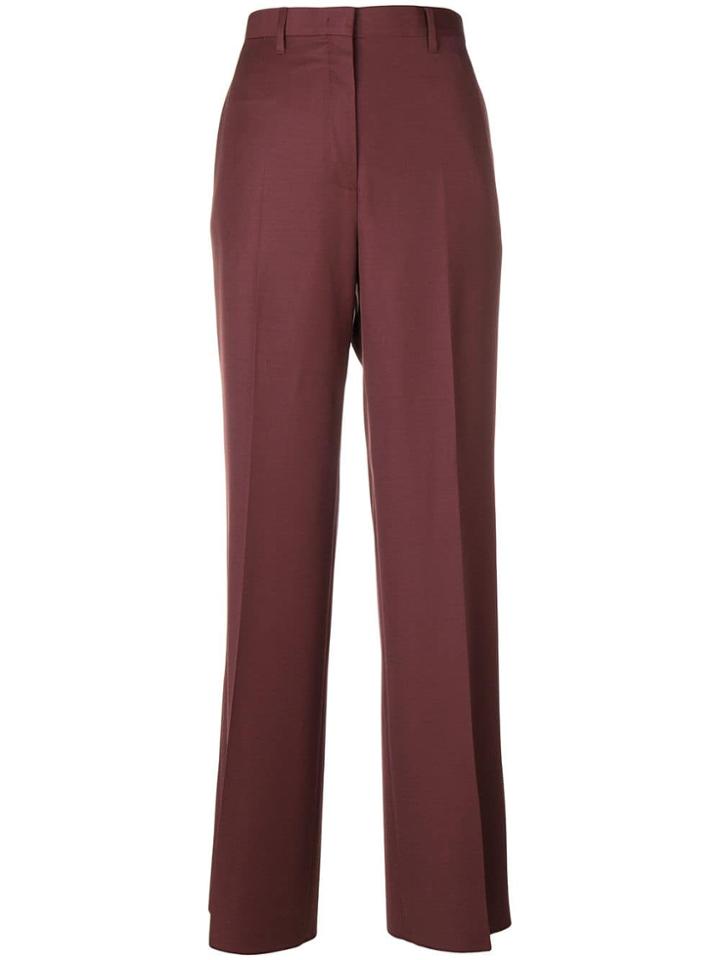 Salvatore Ferragamo Wide-leg Trousers - Brown