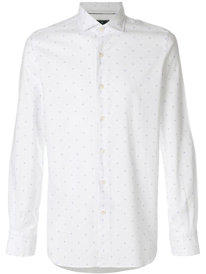 Orian Long-sleeve Fitted Shirt - White