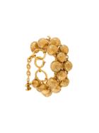Chanel Pre-owned Embossed Spheres Bracelet - Gold
