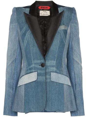 Ronald Van Der Kemp Smoking Denim Blazer - Blue