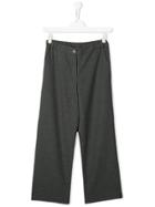 Lapin House Wide-leg Elasticated Trousers - Grey