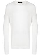 Ermenegildo Zegna Perforated Sweater - White