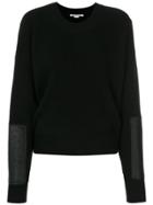 Stella Mccartney Ribbed Crew Neck Sweater - Black