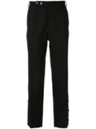 Namacheko Detail Button Suit Trousers - Black