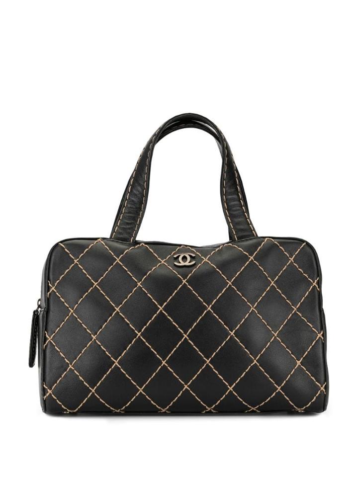Chanel Pre-owned Wild Stitch Shoulder Bag - Black