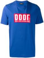 Diesel Dddr Logo Print T-shirt - Blue
