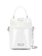 Maison Margiela Logo Bucket Bag - White