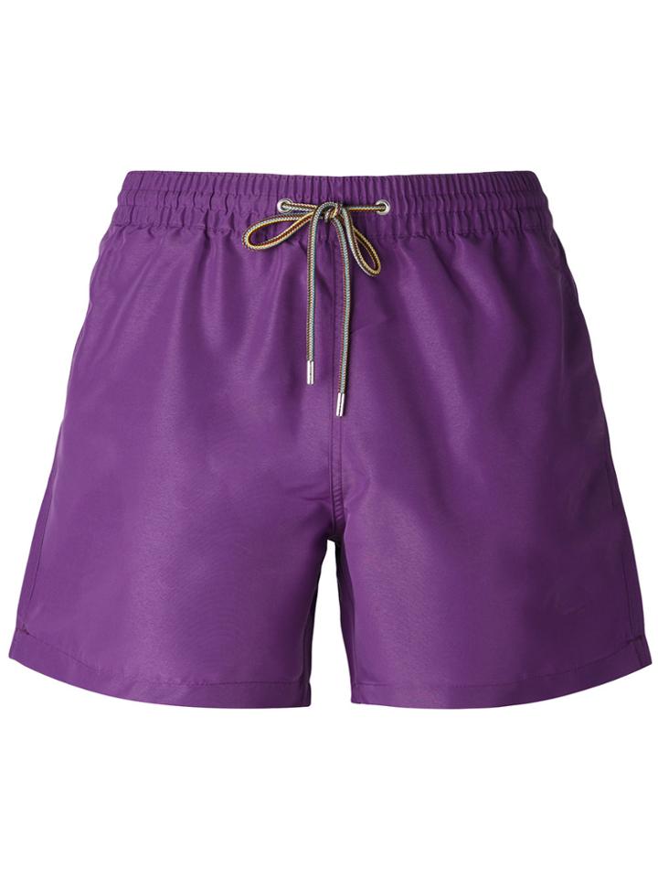 Paul Smith Drawstring Swim Shorts - Pink & Purple
