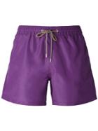 Paul Smith Drawstring Swim Shorts - Pink & Purple