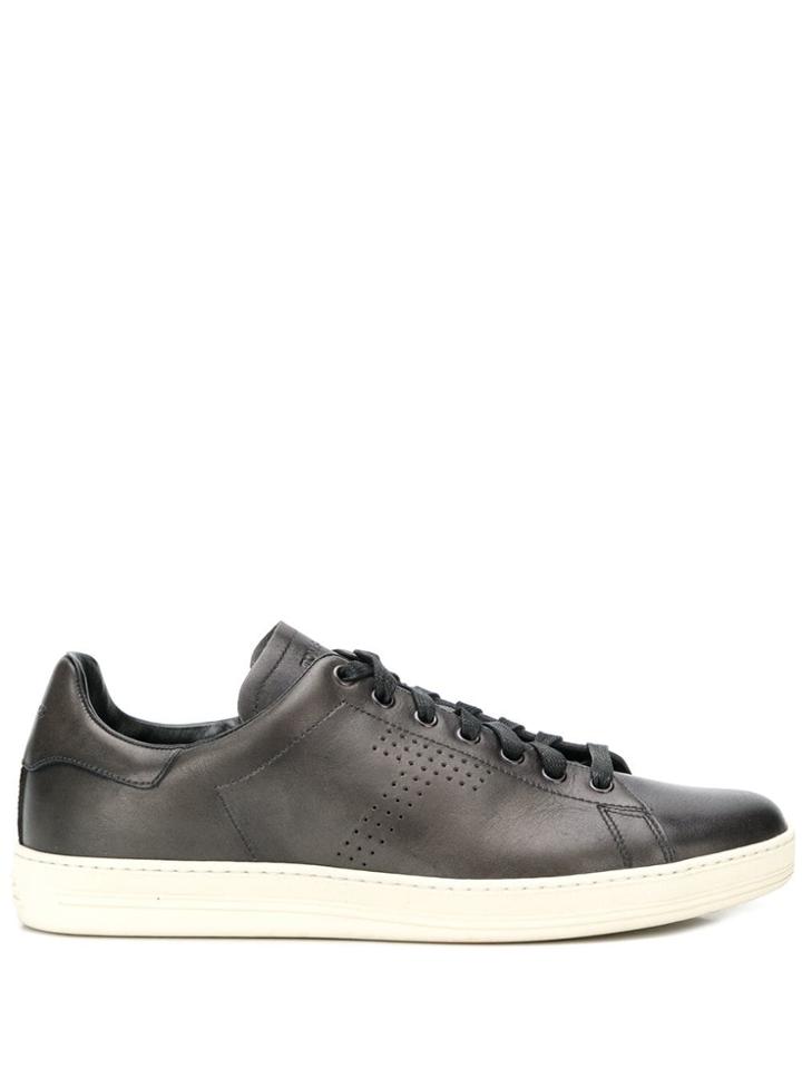Tom Ford Classic Low Top Sneakers - Black