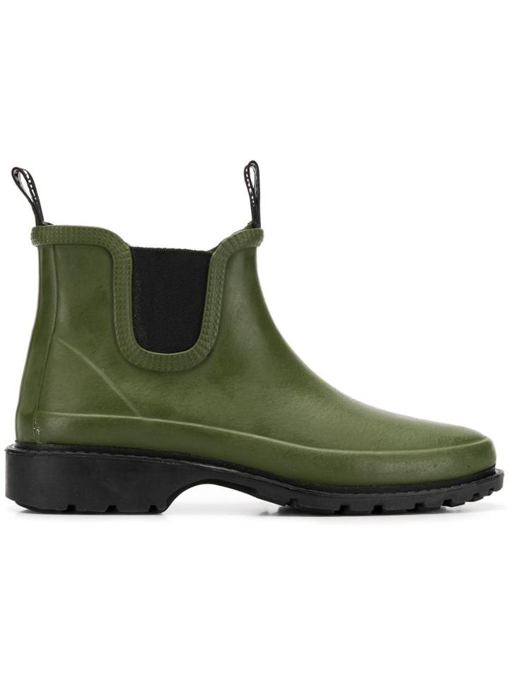 Stutterheim Chelsea Boots - Green Willow