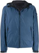 Prada Zip-up Hooded Jacket - Blue