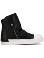 Cinzia Araia Kids Zipped Hi-top Sneakers - Black