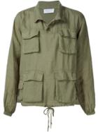 John Elliott Classic Field Jacket, Men's, Size: Large, Green, Linen/flax