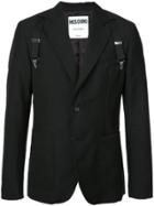 Moschino Suspender Blazer - Black