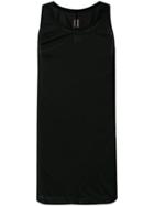 Rick Owens Sheer Oversized Tank - Black