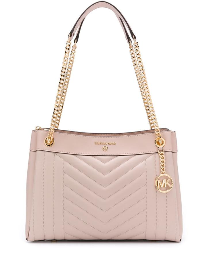Michael Michael Kors Susan Quilted Tote Bag - Pink