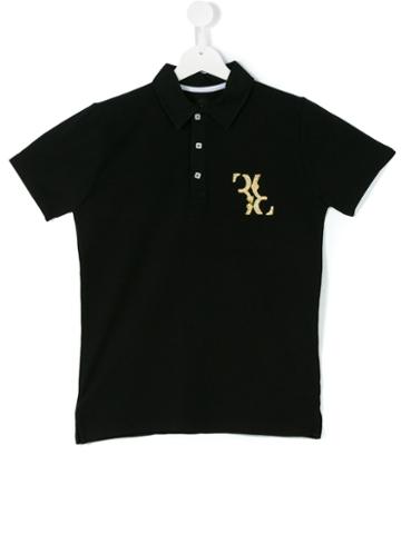 Billionaire Kids - Teen Embroidered Polo Shirt - Kids - Cotton/spandex/elastane - 16 Yrs, Black